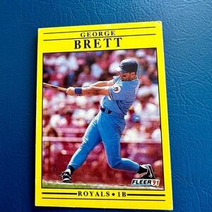 George Brett Fleer '91 Baseball Card